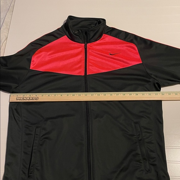 NIKE EPIC TRAINING BLACK PINK FULL ZIP LONG SLEEVE JACKET MENS XL 519534-062 - Picture 8 of 9